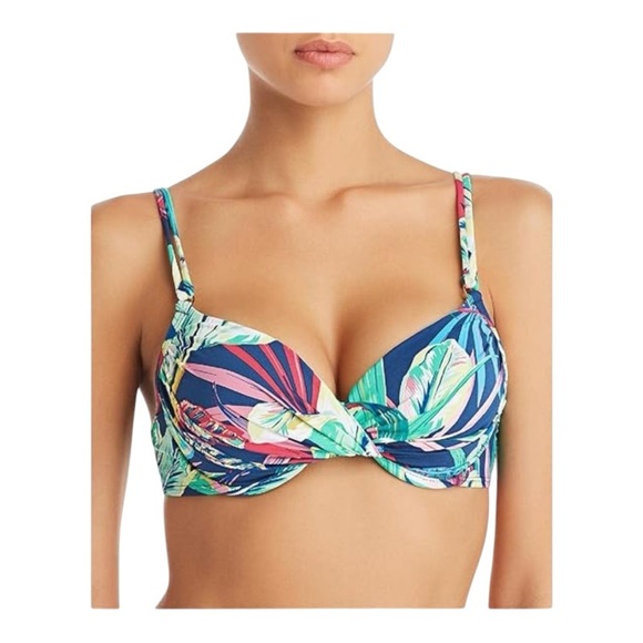 BLEU BY ROD BEATTIE It's a Jungle Out There Underwire Bikini Top NWT - Picture 1 of 6